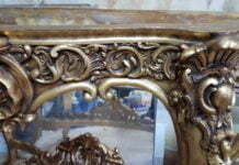 Konsol yaldızlanması altın varak yaldız