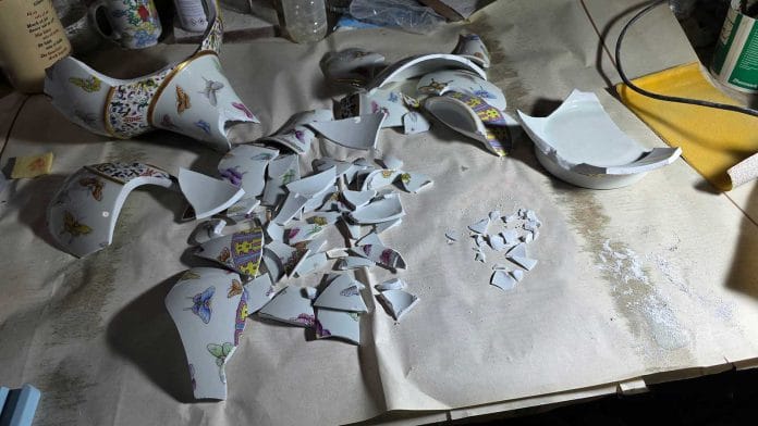 Çin vazo restorasyonu